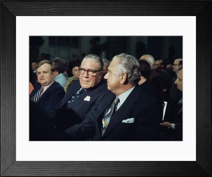 Framed Print : Clarence Kelley And Leon Jaworski Framed Print : Clarence Kelley And Leon Jaworski