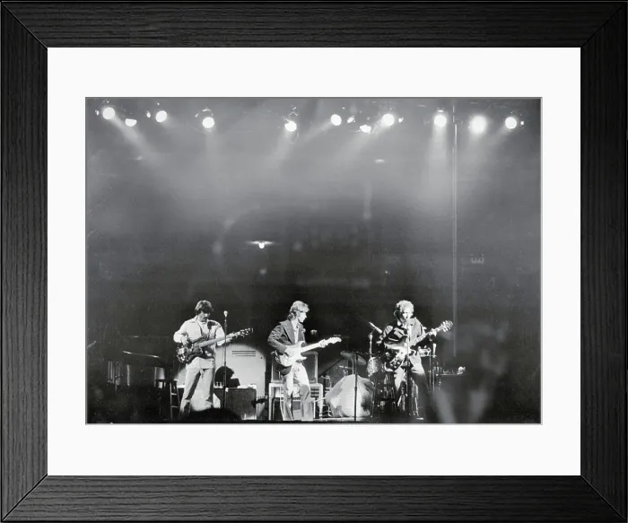 Framed Print : Bob Dylan and Band Performing Framed Print : Bob Dylan and Band Performing