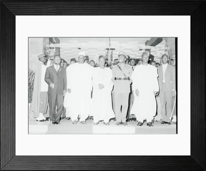 Framed Print : The Heads Of State Of Five Africa Nation Framed Print : The Heads Of State Of Five Africa Nation