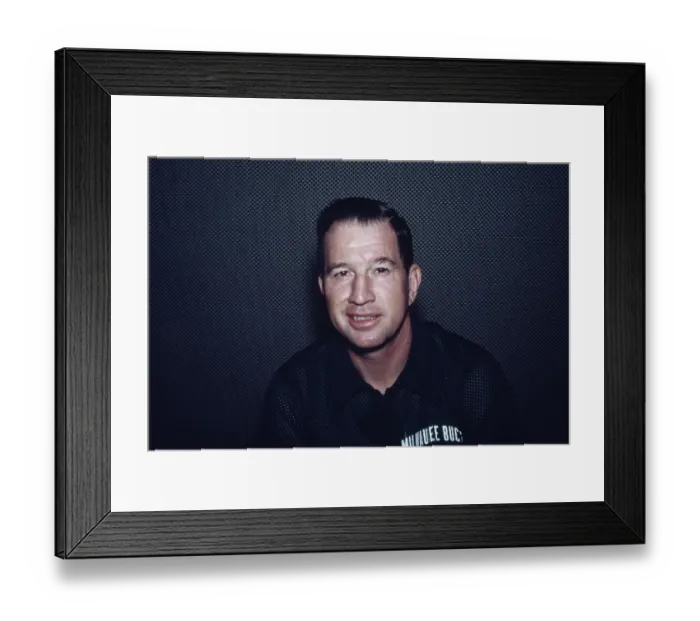Framed Print : Basketball Coach Larry Costello Framed Print : Basketball Coach Larry Costello