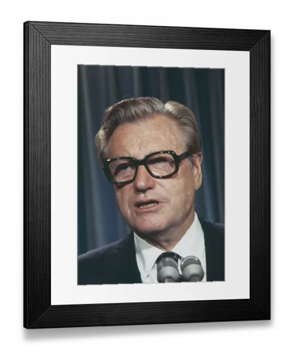 Framed Print : Republican Politician Nelson Rockefeller