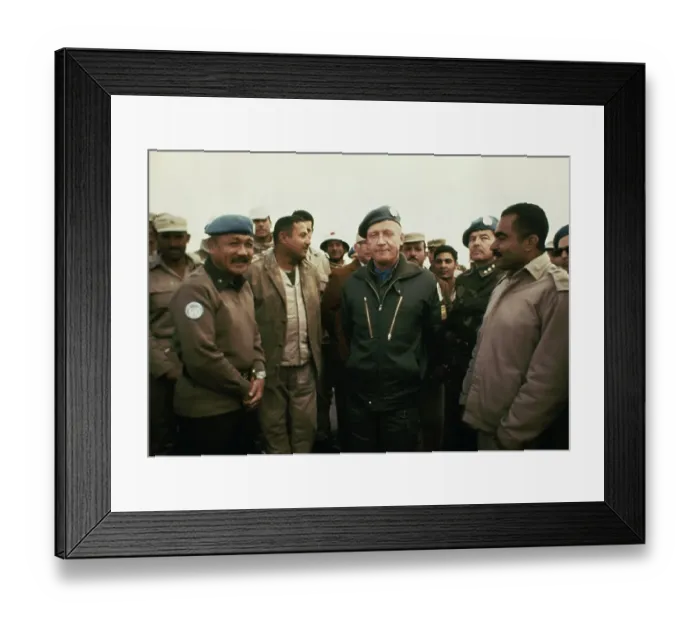Framed Print : Kilometer 101 Talks In Egypt Framed Print : Kilometer 101 Talks In Egypt