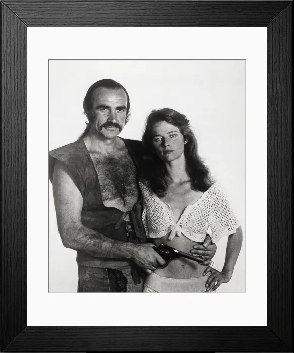 Framed Print : Sean Connery and Charlotte Rampling Framed Print : Sean Connery and Charlotte Rampling