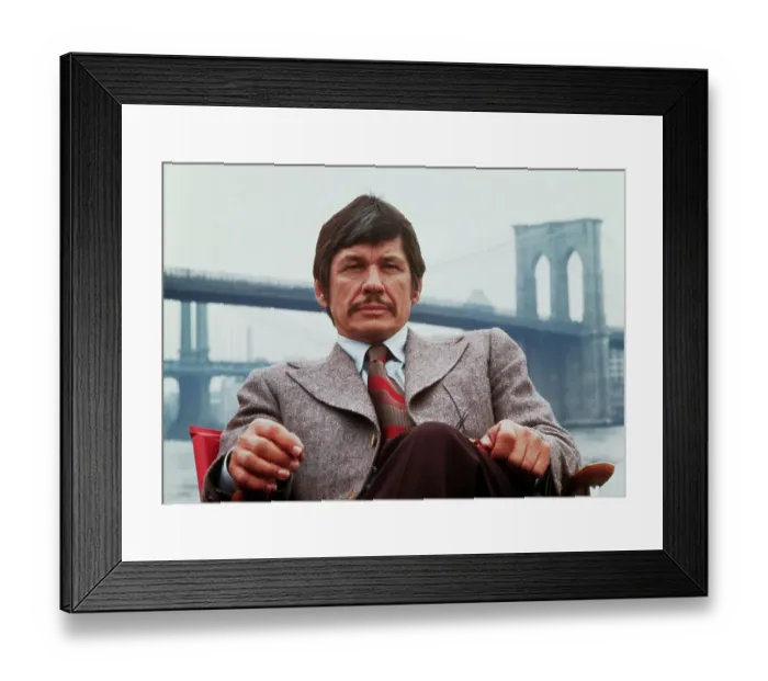 Framed Print : Actor Charles Bronson Framed Print : Actor Charles Bronson