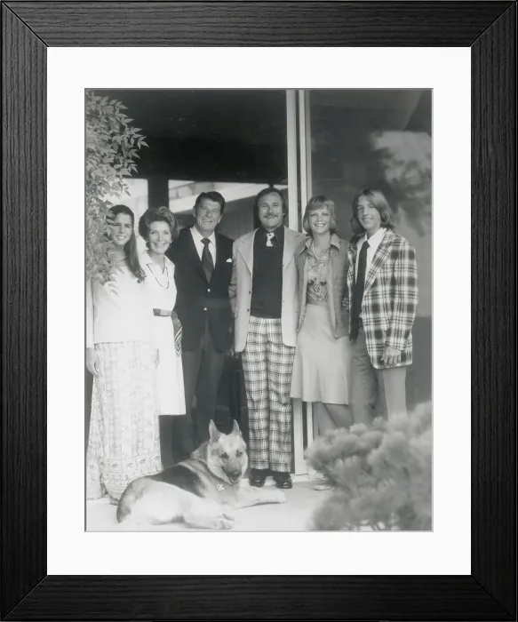Framed Print : Portrait of Ronald Reagan with Family Framed Print : Portrait of Ronald Reagan with Family