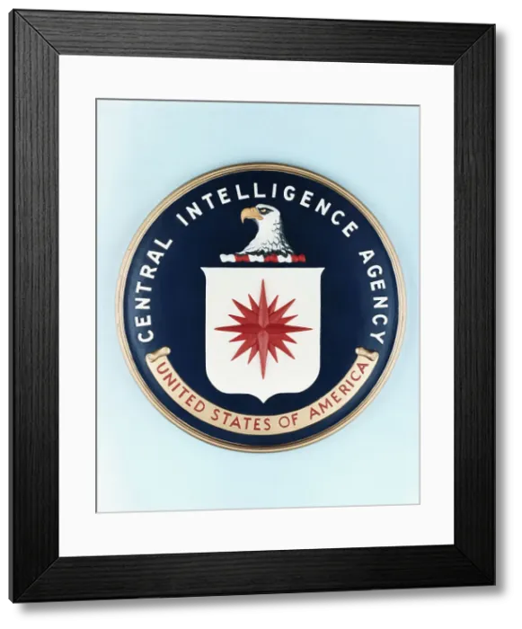 Framed Print : Central Intelligence Agency Seal Framed Print : Central Intelligence Agency Seal