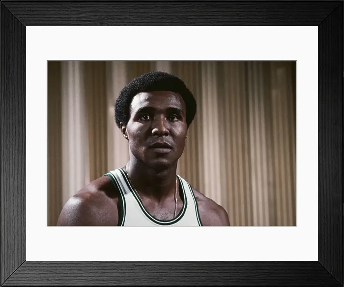 Framed Print : Portrait of Boston Celtics Player Jo Jo White Framed Print : Portrait of Boston Celtics Player Jo Jo White