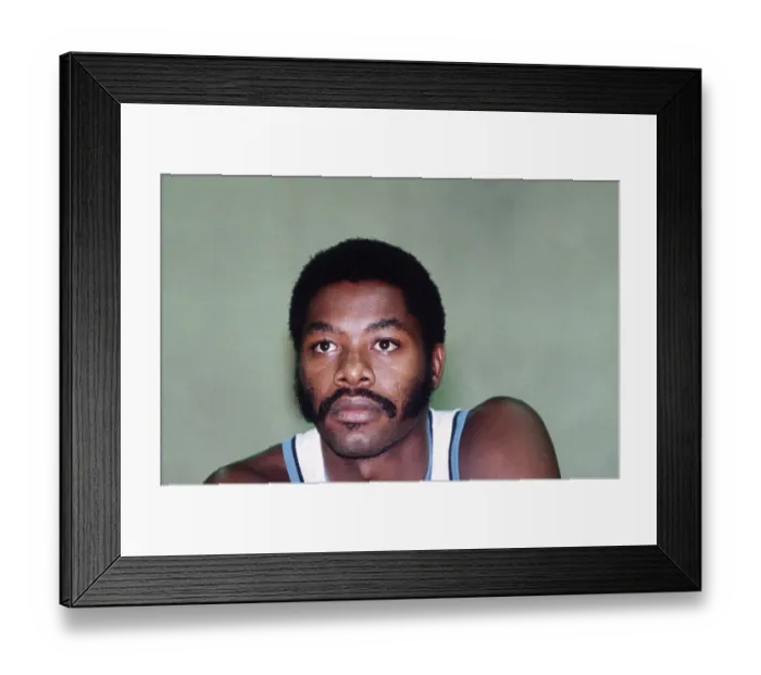 Framed Print : Portrait of Buffalo Braves Player Jim McMillian Framed Print : Portrait of Buffalo Braves Player Jim McMillian