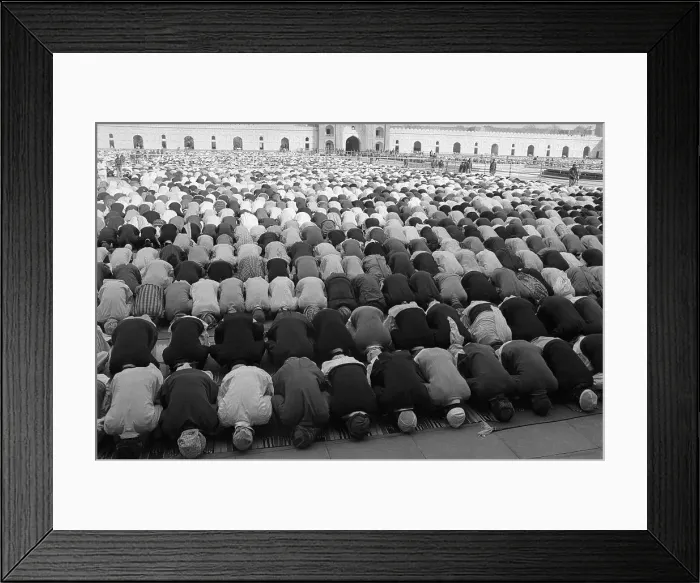 Framed Print : Muslims Praying Framed Print : Muslims Praying