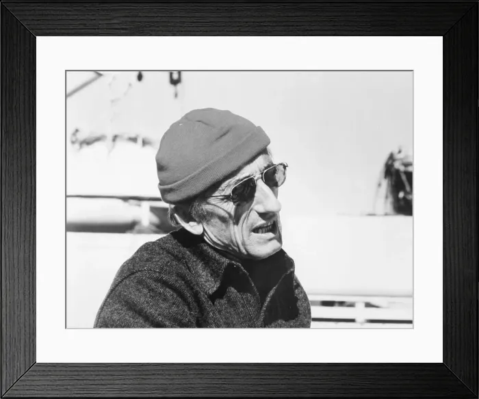 Framed Print : Jacques-Yves Cousteau Framed Print : Jacques-Yves Cousteau