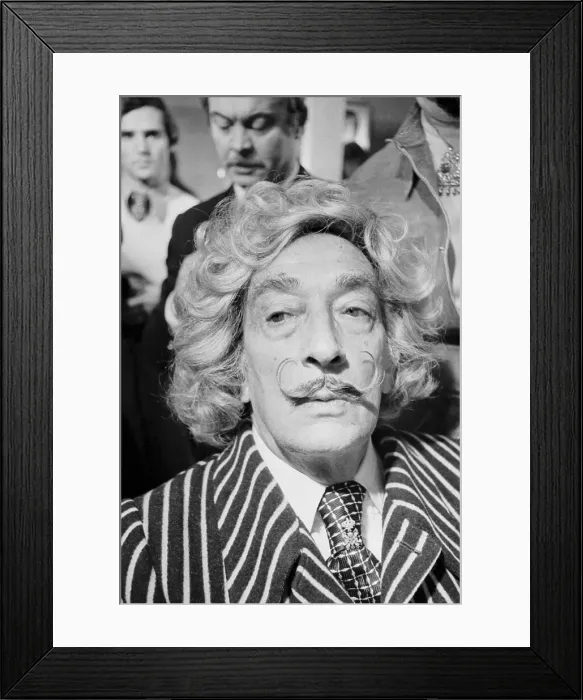 Framed Print : Close up of Salvador Dali with Blonde Hair Framed Print : Close up of Salvador Dali with Blonde Hair