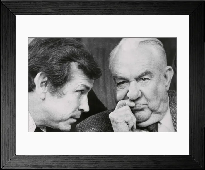 Framed Print : Howard Baker and Sam Ervin Conferring Framed Print : Howard Baker and Sam Ervin Conferring