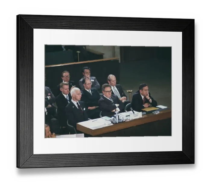 Framed Print : US Delegation At Geneva Conference Framed Print : US Delegation At Geneva Conference