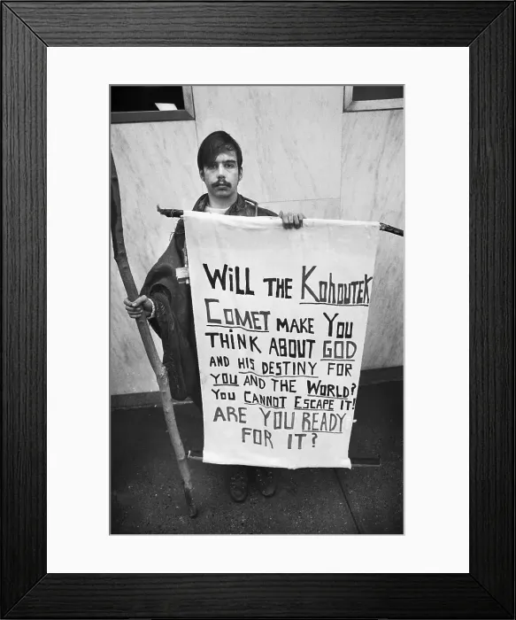 Framed Print : Member of the Children of God Sect Framed Print : Member of the Children of God Sect
