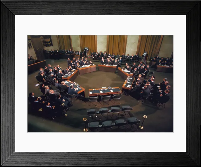 Framed Print : Mideast Peace Conference Framed Print : Mideast Peace Conference