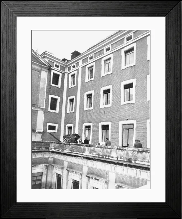 Framed Print : Bomb Blasted Car of Luis Carrero Blanco Framed Print : Bomb Blasted Car of Luis Carrero Blanco