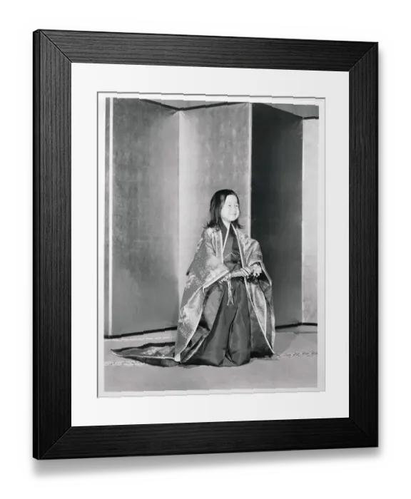 Framed Print : Princess Nori in Kimono Framed Print : Princess Nori in Kimono