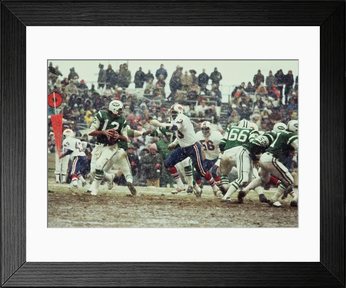 Framed Print : New York Jets Joe Namath Framed Print : New York Jets Joe Namath
