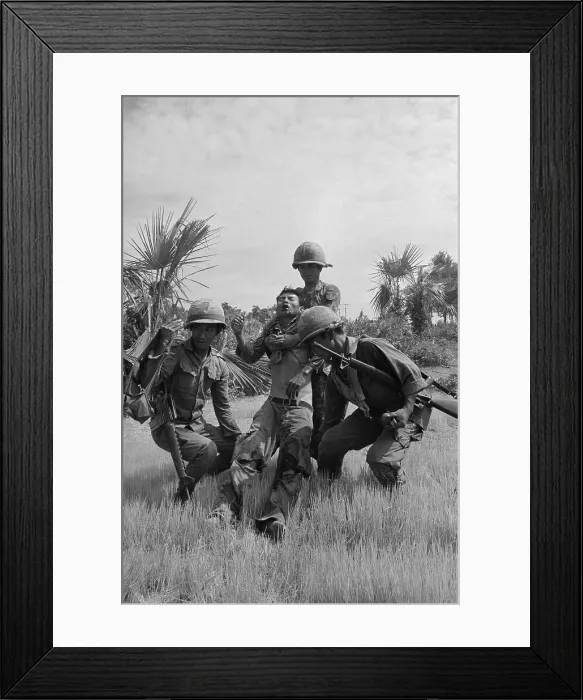 Framed Print : Soldiers Carrying Wounded Soldier Framed Print : Soldiers Carrying Wounded Soldier