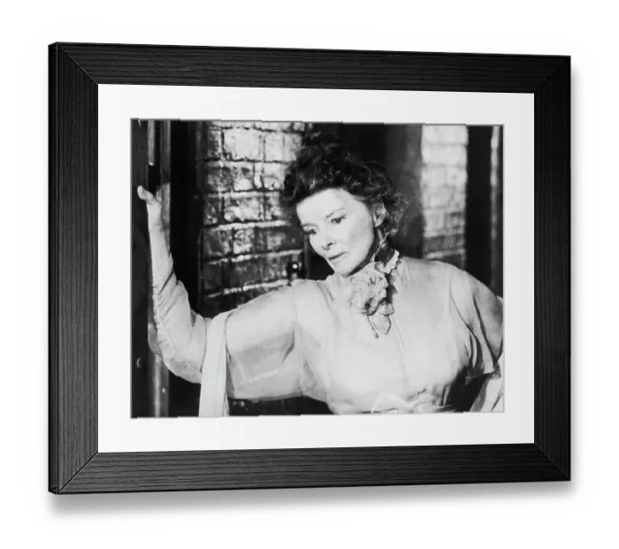 Framed Print : Portrait of Katharine Hepburn