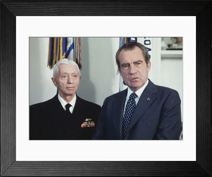 Framed Print : Hyman G. Rickover and Richard Nixon Framed Print : Hyman G. Rickover and Richard Nixon