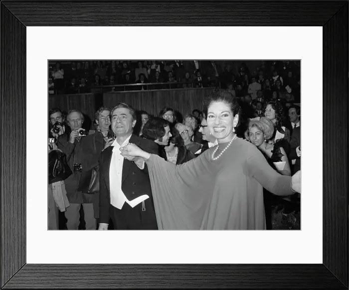 Framed Print : Maria Callas Receiving Ovation in London Framed Print : Maria Callas Receiving Ovation in London