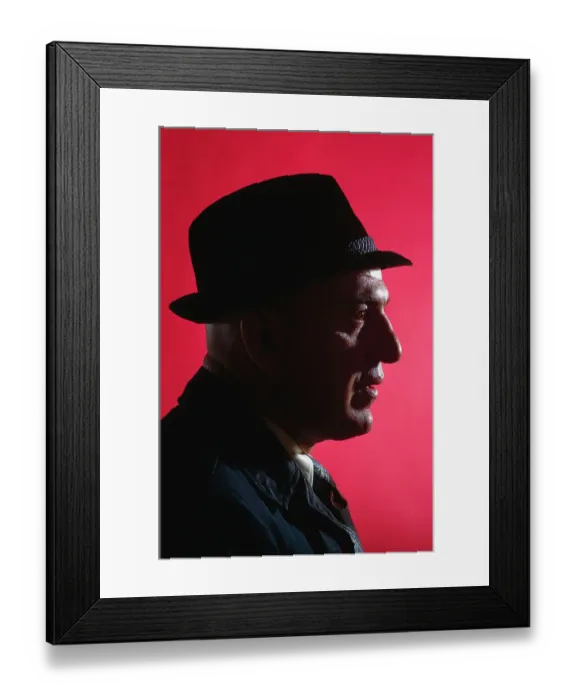 Framed Print : Portrait of Telly Savalas