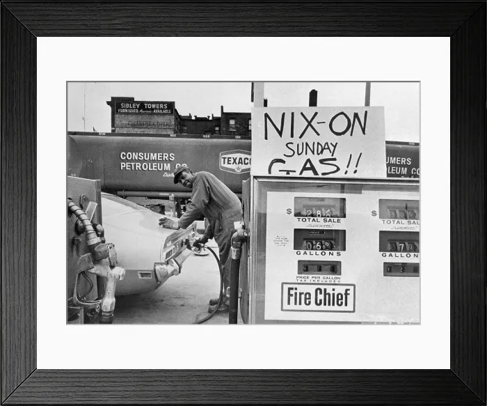 Framed Print : Humorous Sign at Gas Station Framed Print : Humorous Sign at Gas Station