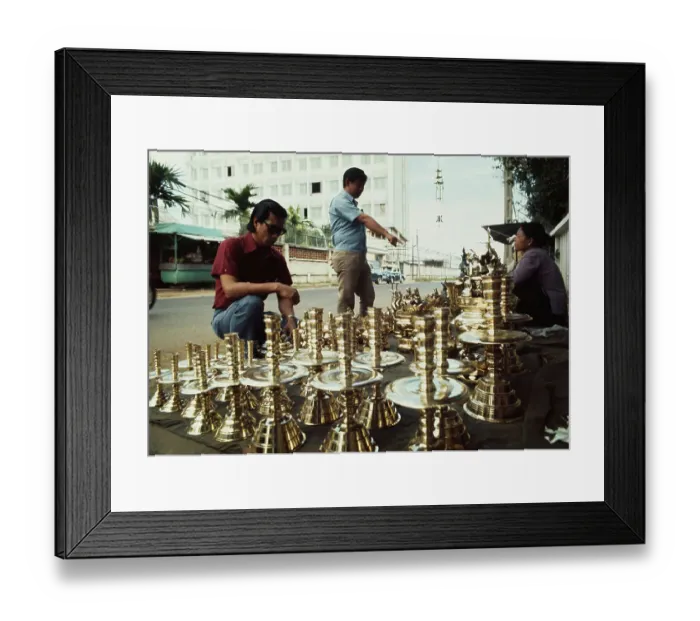 Framed Print : Street Vendor In Saigon Framed Print : Street Vendor In Saigon