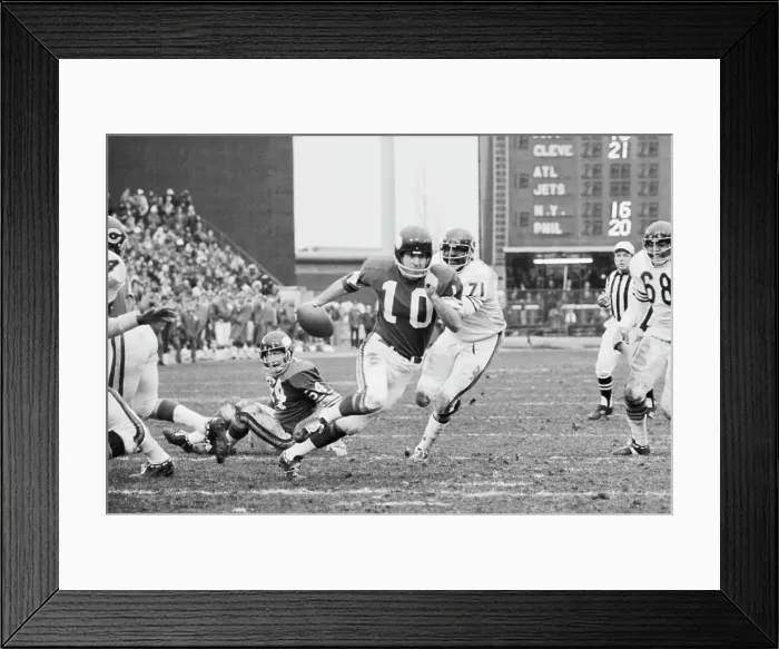 Framed Print : Football Action Between The Vikings and Bears Framed Print : Football Action Between The Vikings and Bears