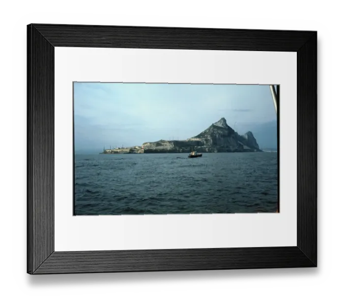 Framed Print : The Rock of Gibraltar Framed Print : The Rock of Gibraltar