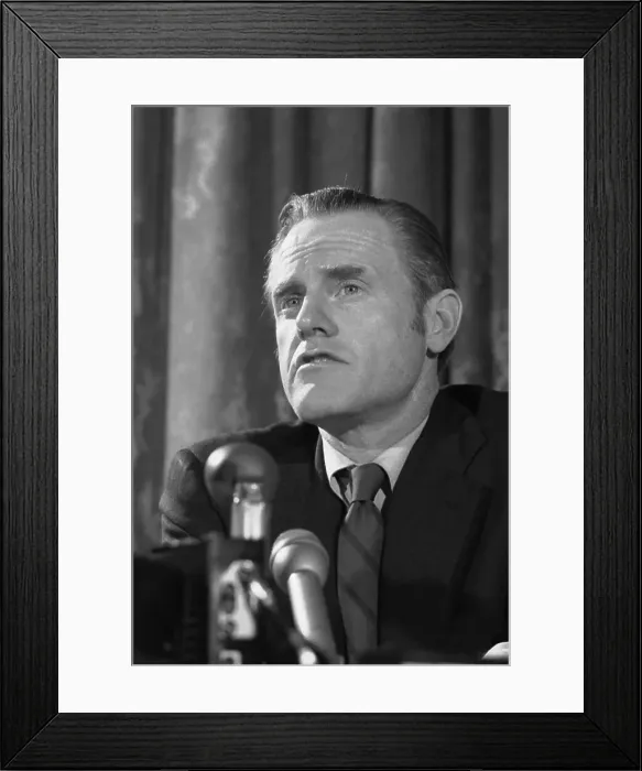 Framed Print : Henry Kendall at Press Conference