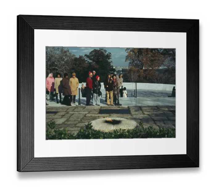 Framed Print : Visitors At Arlington National Cemetery Framed Print : Visitors At Arlington National Cemetery