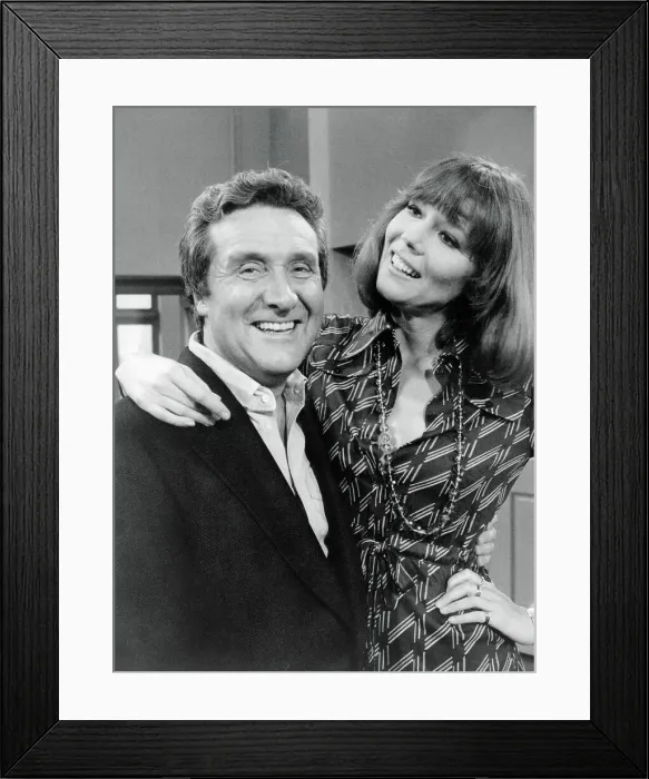 Framed Print : Diana Rigg with Patrick Macnee Framed Print : Diana Rigg with Patrick Macnee