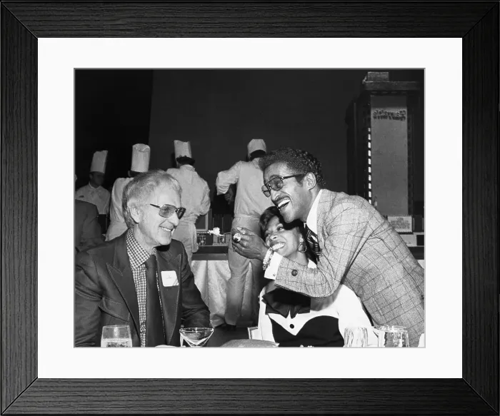 Framed Print : Sammy Davis Jr. and Bill Harrah at Hotel Dedication Framed Print : Sammy Davis Jr. and Bill Harrah at Hotel Dedication