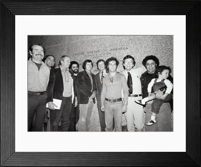 Framed Print : The Chicago Seven Framed Print : The Chicago Seven