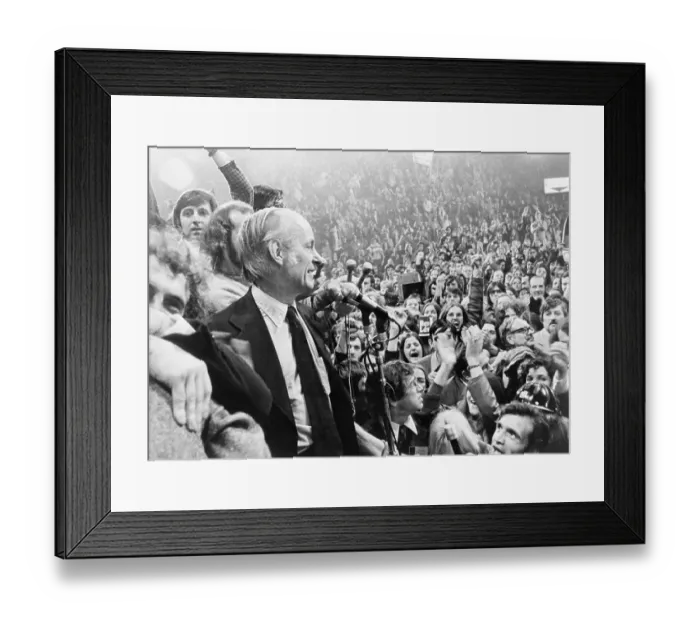 Framed Print : Canadian Politician Rene Levesque Framed Print : Canadian Politician Rene Levesque