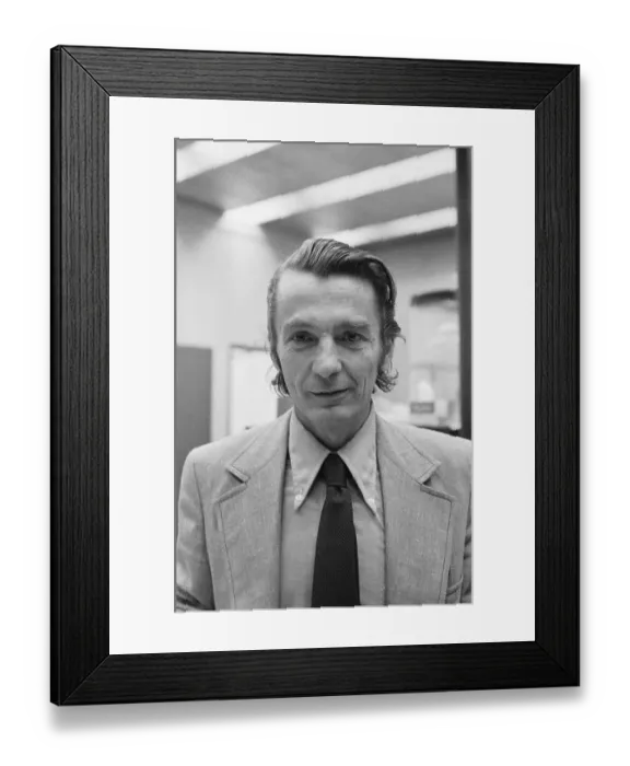 Framed Print : Portrait of Dr. Ivar Giaever Standing in His Laboratory Framed Print : Portrait of Dr. Ivar Giaever Standing in His Laboratory