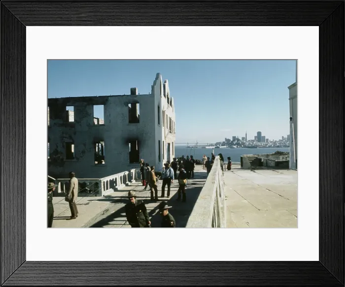 Framed Print : Alcatraz Federal Prison Framed Print : Alcatraz Federal Prison