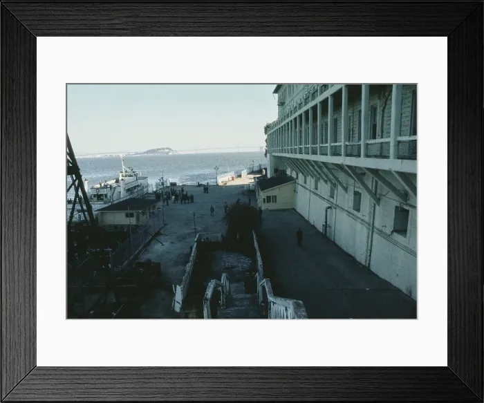 Framed Print : Alcatraz Federal Prison Framed Print : Alcatraz Federal Prison