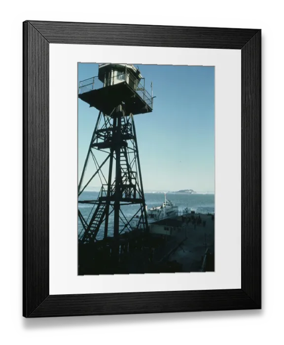 Framed Print : Alcatraz Federal Prison Framed Print : Alcatraz Federal Prison