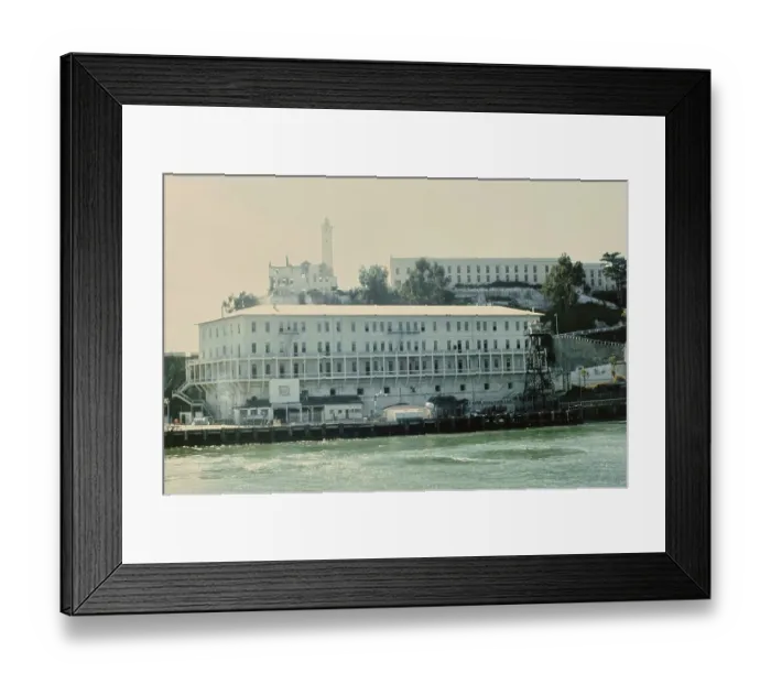 Framed Print : Alcatraz Federal Prison Framed Print : Alcatraz Federal Prison