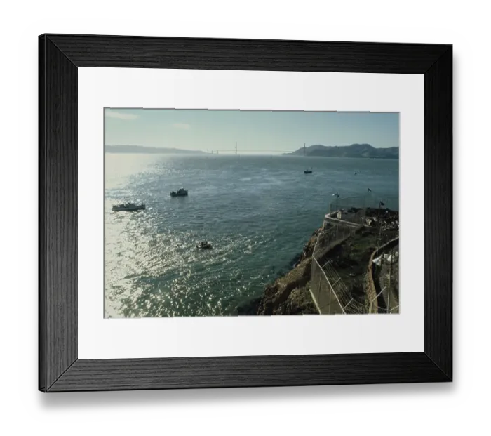 Framed Print : Alcatraz Federal Prison Framed Print : Alcatraz Federal Prison