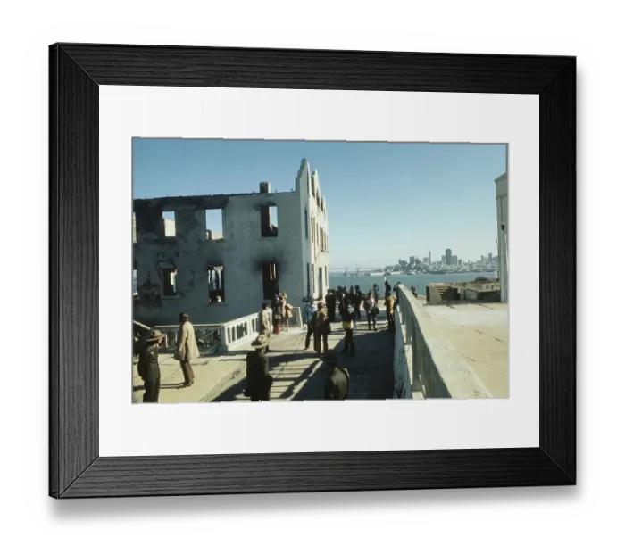 Framed Print : Alcatraz Federal Prison Framed Print : Alcatraz Federal Prison