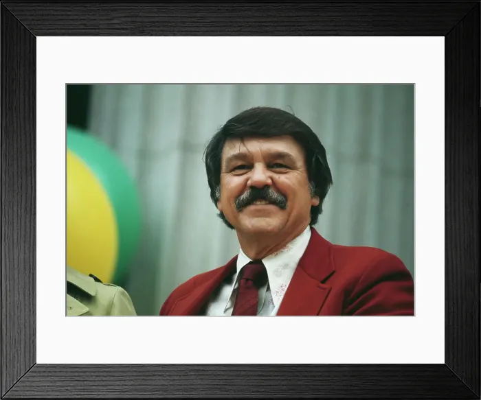 Framed Print : American Baseball Manager Dick Williams