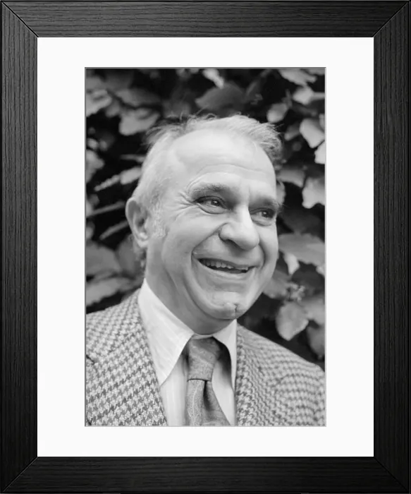 Framed Print : Portrait of Wassily Leontief Framed Print : Portrait of Wassily Leontief
