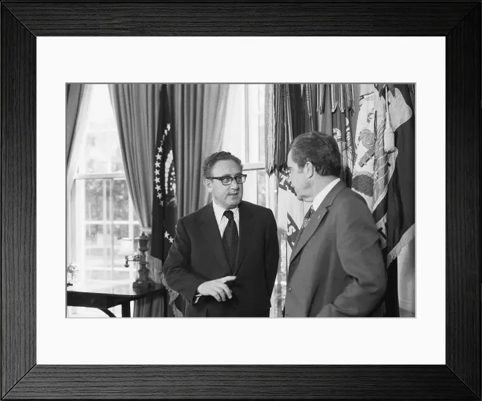 Framed Print : President Nixon and Henry A. Kissinger Framed Print : President Nixon and Henry A. Kissinger