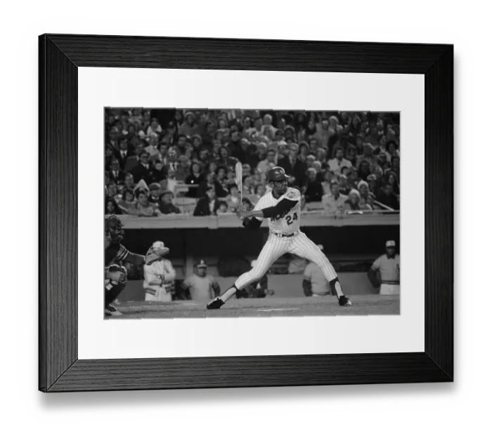 Framed Print : Willie Mays During His Last Game Framed Print : Willie Mays During His Last Game