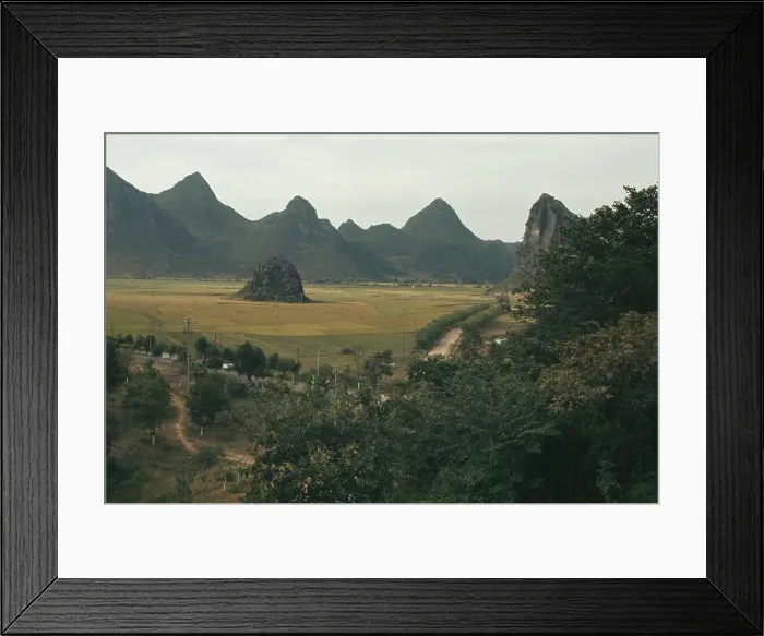 Framed Print : Guilin Countryside