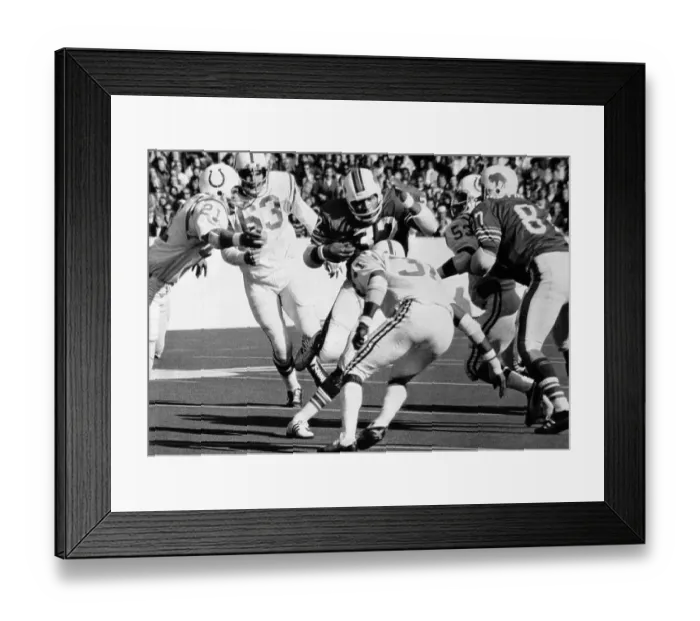 Framed Print : OJ SImson Dodges the Colts Framed Print : OJ SImson Dodges the Colts